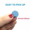 thumbnail image 3 of Yh Poker Yuanhe 1000 Piezas Fichas De Bingo Transparentes De 3/4 Pulgada-Azul, 3 of 5