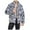 White, variant on Virmaxy Mens Fuzzy Fleece Stand-up Collar Cardigan Coat Tiger Printed Faux Shearling Shaggy Shacket Jacket Full Zip up Long Sleeve Open Front Outwear White L