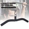 thumbnail image 5 of ZheElen Home Gym Pull Down Bar Cable Machine Attachments Bicep Press Down Rod Arch Shape Strength Stick Training Handle 48cm 2Set, 5 of 5