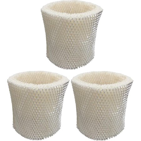 HASMX 3-Pack Humidifier Wick Filters Replacement for Sunbeam SCM1895, SCM-1895, SCM1896, SCM-1896 Humidifier Filters 21-15/16" L x 7-5/8" W x 1" T, White