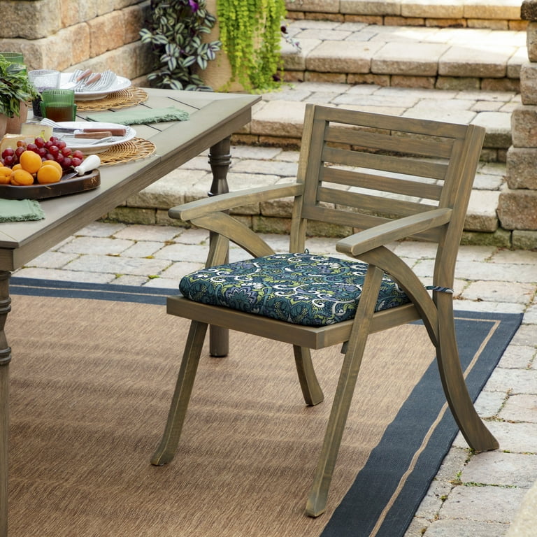 Arden Selections Sapphire Aurora Damask 18 x 19 in. Outdoor Seat Pad Set of 2 Walmart