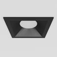 thumbnail image 2 of Libra 3in Black Square Integrated LED Canless Recessed Lighting Kit, 5CCT, 12W, 1000L, 2 of 9