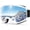 A1-white Silver Vlt 10%, variant on Ski Goggles OTG - Over Glasses Snow/Snowboard Goggles for Men, Women & Youth - 100%