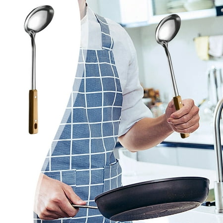 

Quinlirra Wok Spatula Frying Spatula Spoon - 304 Stainless Steel Metal Extra Long Handle Cooking Tools Wok Utensils And Wok Accessories For Iron Carbon Steel Wok Gifts For Women Gifts For Men