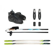 Whitewoods Adult NNN Cross Country Ski Package, 197cm (for Skiers 151-180 lbs.)