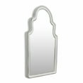 thumbnail image 1 of homeroots Lit & Bain 399694 Miroir Mural Blanc Vintage Courbé, 1 of 1
