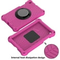 thumbnail image 5 of Dteck Kids Case for Samsung Galaxy Tab A 8.0 inch 2019 SM-T290/T295, Heavy Silicone Shockproof Case Kids Friendly Cover with Shoulder Strap/Handle Stand, Rose, 5 of 7