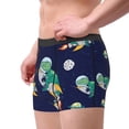 thumbnail image 2 of Fotbe Astronaut Dinosaur and Space Calzoncillos Tipo Boxer con Bolsa de Soporte Total para Hombre, X-Temp Fresco, Transpirable y de Secado Rápido-Small, 2 of 5