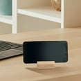 thumbnail image 3 of Support de Cellulaire en Bois Universel Support de Cellulaire en Bois Moderne Fait Main Support de Téléphone Intelligent Taille Compacte pour Discussion Vidéo, 3 of 3