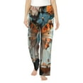 thumbnail image 2 of Lsque Butterfly and Bloom Beauty Print Women's Pajama Pants, Lounge Pant - Comfortable Home Wear,Elastic Waistband, Stylish Design-XX-Large, 2 of 9