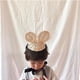 thumbnail image 2 of Children's Small Rattan Hat Cute Rabbit Straw Hat Hand-woven Hat -c, 2 of 4