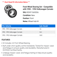 thumbnail image 2 of Front Wheel Bearing Set - Compatible with 1990 - 1994 Volkswagen Corrado 1991 1992 1993, 2 of 2