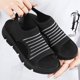 thumbnail image 5 of Sandalias para caminar Sandalias deportivas Sandalias elegantes Mujeres cómodas (39) Negro, 5 of 9