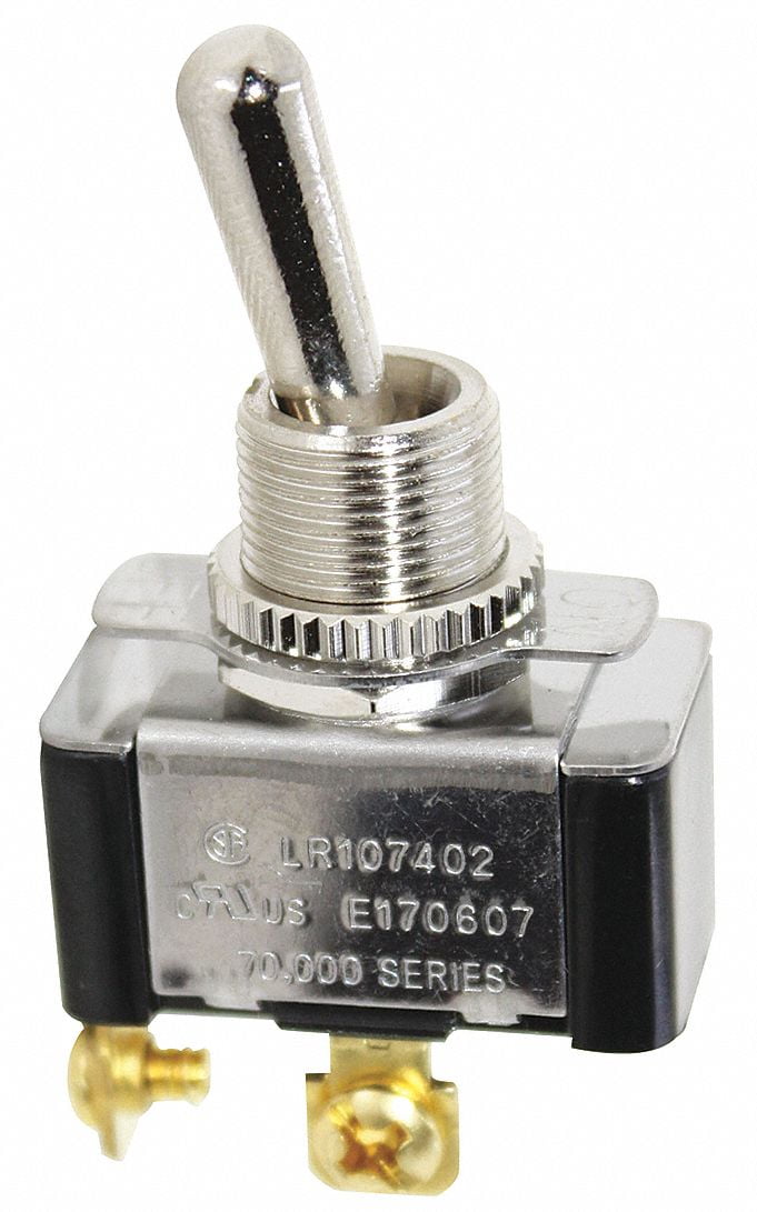 Ideal Toggle Switch,SPST,10A 250V,Screw 774011