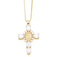 thumbnail image 2 of Collier Pendentif Statue pour Femme Minorité Mode Polyvalent Chaîne de Collier Zircon, 2 of 6