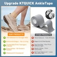 thumbnail image 5 of XIRQI Precut Kinesiology Tape for Ankle, 12PCS Athletic Tape for Support & Pain Relief, 5 of 7