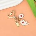 thumbnail image 5 of Kawaii Cat Charm Keychains for Backpacks Keys Kitty Cat Owner Gifts for Birthday Christmas Gift for Cat Mom Dad, 5 of 6