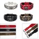 thumbnail image 5 of Berry Spike Leather Dog Collar - 3 Row Bullet Rivet Rivet PU Leather - Cool Skeleton pet accessory MFZFUKR CPB-US-YY560-3, 5 of 5