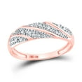 thumbnail image 2 of 10K Rose Gold His Hers Round Diamond Square Matching Wedding Set 1/3 Cttw, Womens Size: 5-10, Mens Size: 7-13, 2 of 4