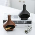 thumbnail image 4 of GoldHub Handmade Ceramics Palo Santo Holder Sages Stick Dish Smudge Bowl Cone Incense Burner Chimenea Yoga Meditation Zen Decoration, 4 of 10