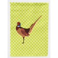 thumbnail image 1 of Carolines Treasures BB7756CHF Ring-necked Commun Faisan Drapeau Vert Toile Maison, 1 of 4