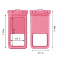 thumbnail image 3 of Universal Phone Pouch IPX8 Phone Case For Beach Underwater Cellphone Dry Bag With Lanyard Fits All Phones Up To 7.2IN, 3 of 8
