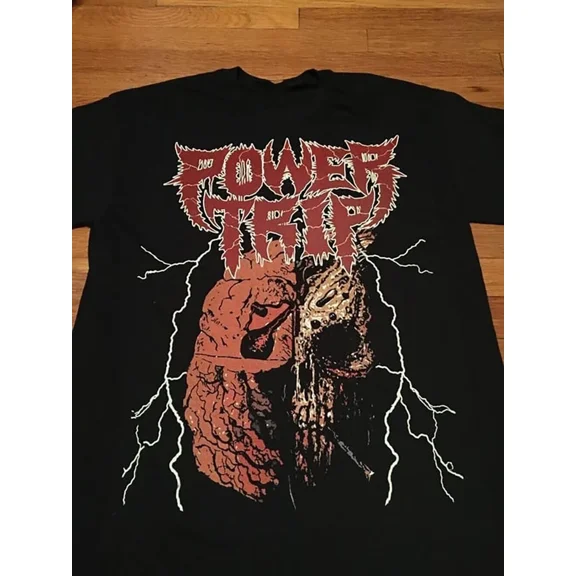 Vtg POWER TRIP Shirt Full Size S-5XL 1side T Shirt Short Sleeve CM123