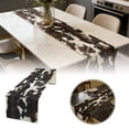 thumbnail image 1 of zhangmingg Unique Geometric Cowhide Imprint Design Farmhouse Kitchen Dining Table Cloth for Family Gatherings and Party, 1 of 7