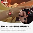thumbnail image 2 of Totwoo Long Distance Touch Couple Bracelet, 2- Piece, 2 of 6