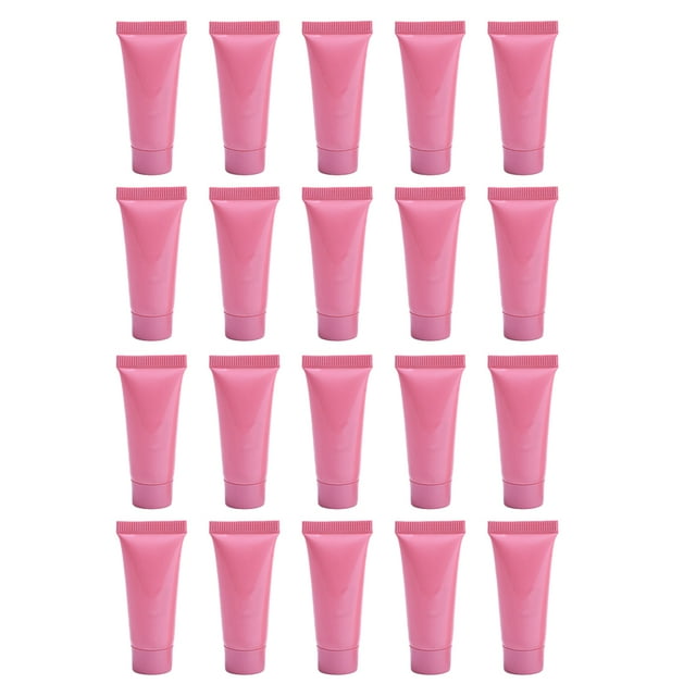 Tubo contenedor recargable Estrela de 10 ML, 20 botellas de viaje suaves de plástico de colores