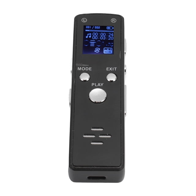 Digital Voice Recorder, Audio Recorder Recording Device, Noise Reduction MP3 Player for Lectures Meetings, 220mAh Long Lasting
