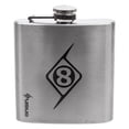 thumbnail image 2 of Origin8 Flask 6oz. Flask Silver Stainless Steel Construction, Leak-Proof, 2 of 2