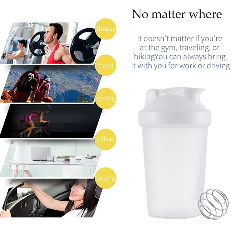 Classic Loop Top Shaker Bottle,Protein Shaker Cupwith Stirring Ball,Multi-Function  water bottle 