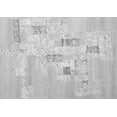 thumbnail image 1 of Ahgly Company Indoor Rectangle Abstract Gray Contemporary Area Rugs, 2' x 3', 1 of 1