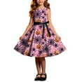 thumbnail image 2 of Piuwrlz Girls Halloween Party Dresses Kids Girl Cos Perform Dress Pink Size 7 Years, 2 of 9