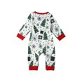 thumbnail image 3 of Pyjamas Parent-Enfant Ensemble Pantalon Imprimé Arbre de Noël, 3 of 9
