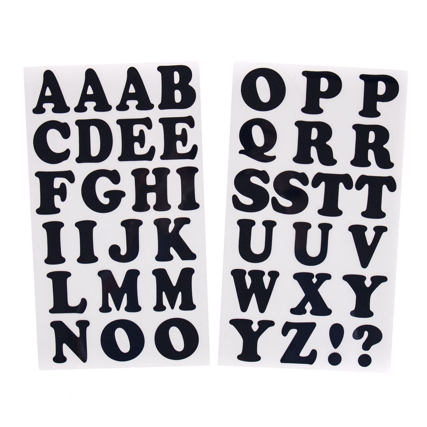 Create Out Loud 1.5 in. Black Cooper Iron-On-Letters, by Horizon Group USA