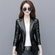 thumbnail image 2 of Nueva chaqueta de cuero S-4xl para mujer, chaqueta de cuero para motocicleta de primavera, traje de cuero para mujer, chaqueta femenina, Blazer, 2 of 4