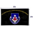 thumbnail image 4 of 1st Battalion, 130th Aviation Regiment 38th Infantry Division US Army Flag 3x5Feet Outdoor Indoor Decoration Flag with Brass Grommets, 4 of 5