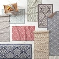 thumbnail image 6 of TOWN & COUNTRY EVERYDAY Walker Damask Medallion Everwash® Washable Multi-Use Decorative Rug with Non-Slip Backing, Grey, 24"x72", 6 of 11