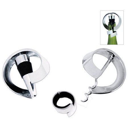 Natico 3 Piece Moebius Wine Set