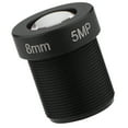 thumbnail image 1 of 5MP 8mm CCTV Lens, IP Camera Lens, 1/2.5'' Mount For M12x0.5 CCTV Camera, 1 of 8