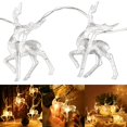 thumbnail image 1 of Christmas Deer Led Fairy String Lights Party Indoor Outdoor Xmas Tree Decor Lamp, 1 of 5