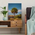 thumbnail image 5 of Tropical Palm Tree Coastal Landscape Canvas Print Wall Art for Living Room Bedroom Beach, 5 of 8