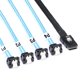 thumbnail image 1 of Cable Adcaudx Mini Sas A Sata: Cable De Conexión Sff-8087 A Sata Mini Sas De 0,5 M Sff8087 A Sata Cable De Conexión Mini-Sas A 4X Sata Sas A Sata De 90 Grados (1,6 Pies), 1 of 1