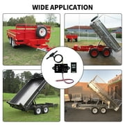 briidea Wireless Dump Trailer Controller, Wireless Remote Control for 3-Wire/4-Wire Hydraulic Trailer Controller, Compatible with up to 8 Remote Controls