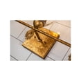 thumbnail image 4 of Lucas McKearn Felice 3-light Flame-shaped Bath Vanity Light in Antique Gold, 4 of 4