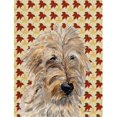thumbnail image 1 of Carolines Treasures SC9691GF Golden Doodle 2 Fall Leaves Flag Garden Size, 1 of 3