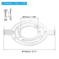 thumbnail image 2 of Uxcell 145mm (5.71") Universal Light Fixture Mounting Bracket Kit, 2set Light Crossbar Plate for Close To Ceiling Light, 2 of 7