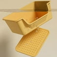 thumbnail image 5 of Cat Litter Box Large Capacity Semi-closed Plastic Anti-Splash Cats Toilet Bedpan Big Mac Oversized Cat Tray Bedpan Cat Toilets, 5 of 9